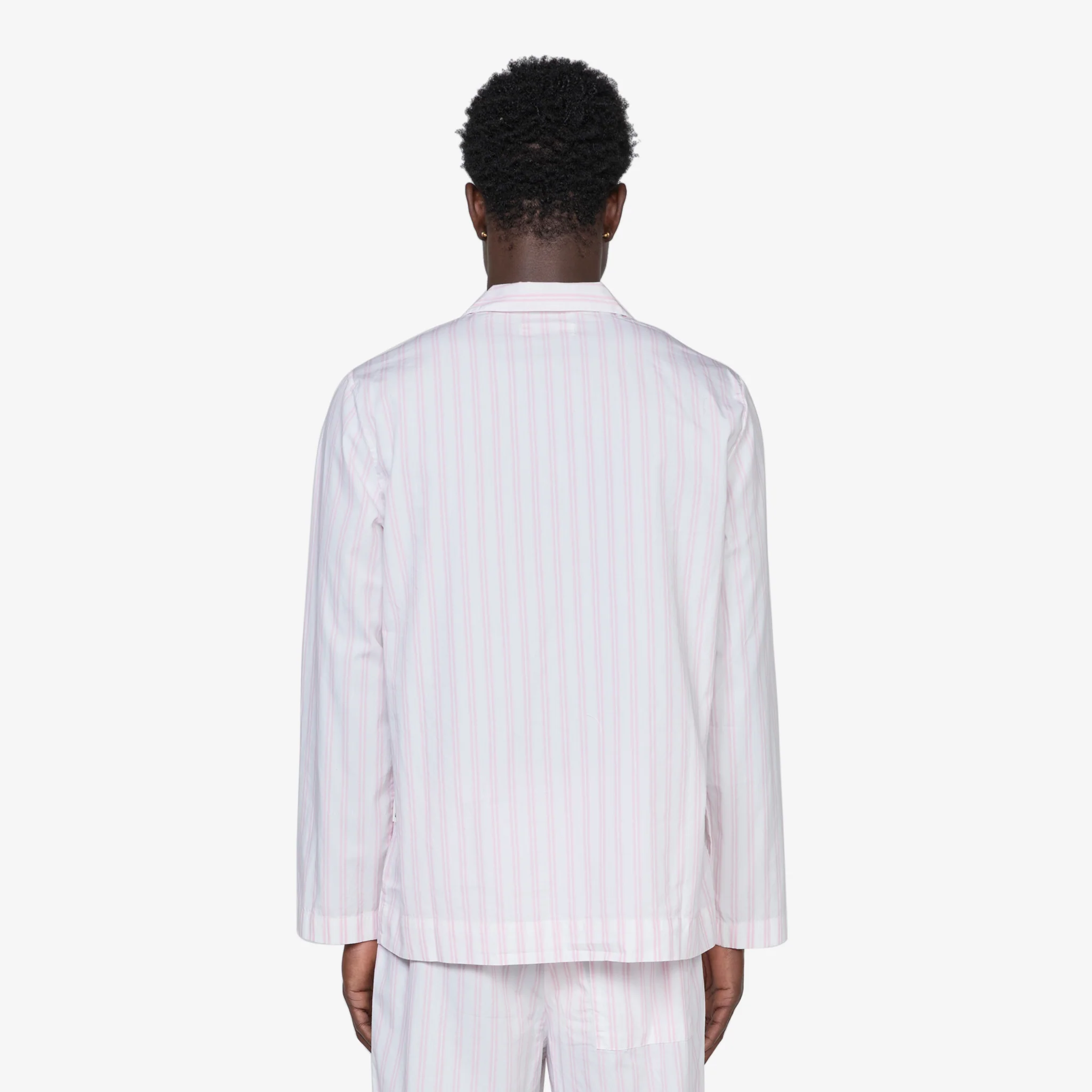 Cotton Poplin Pyjama Shirt Hatty Stripes - Image 4