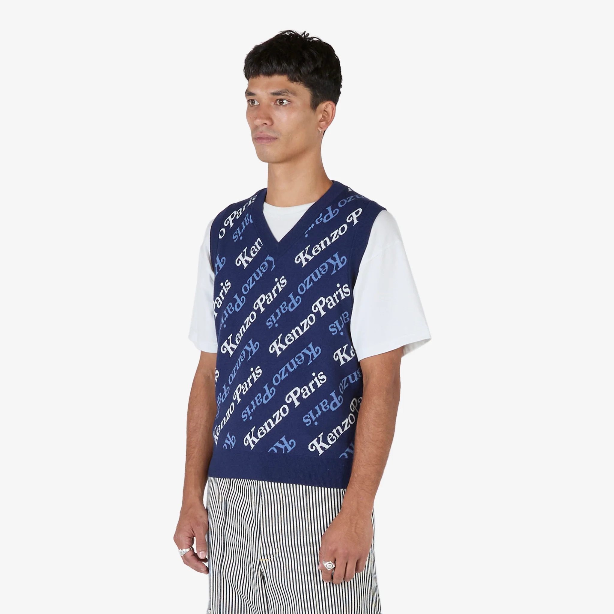'KENZO by Verdy' Sleeveless Jumper Midnight Navy - Image 3
