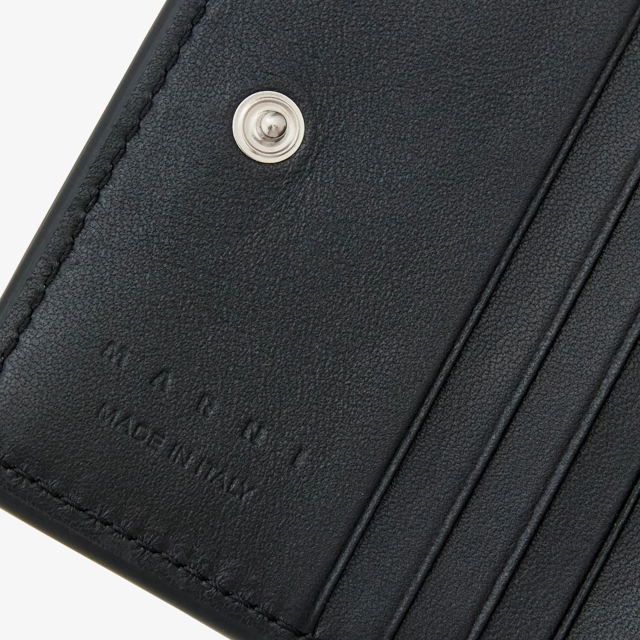 Marni Mending Bifold Wallet Black - Image 3