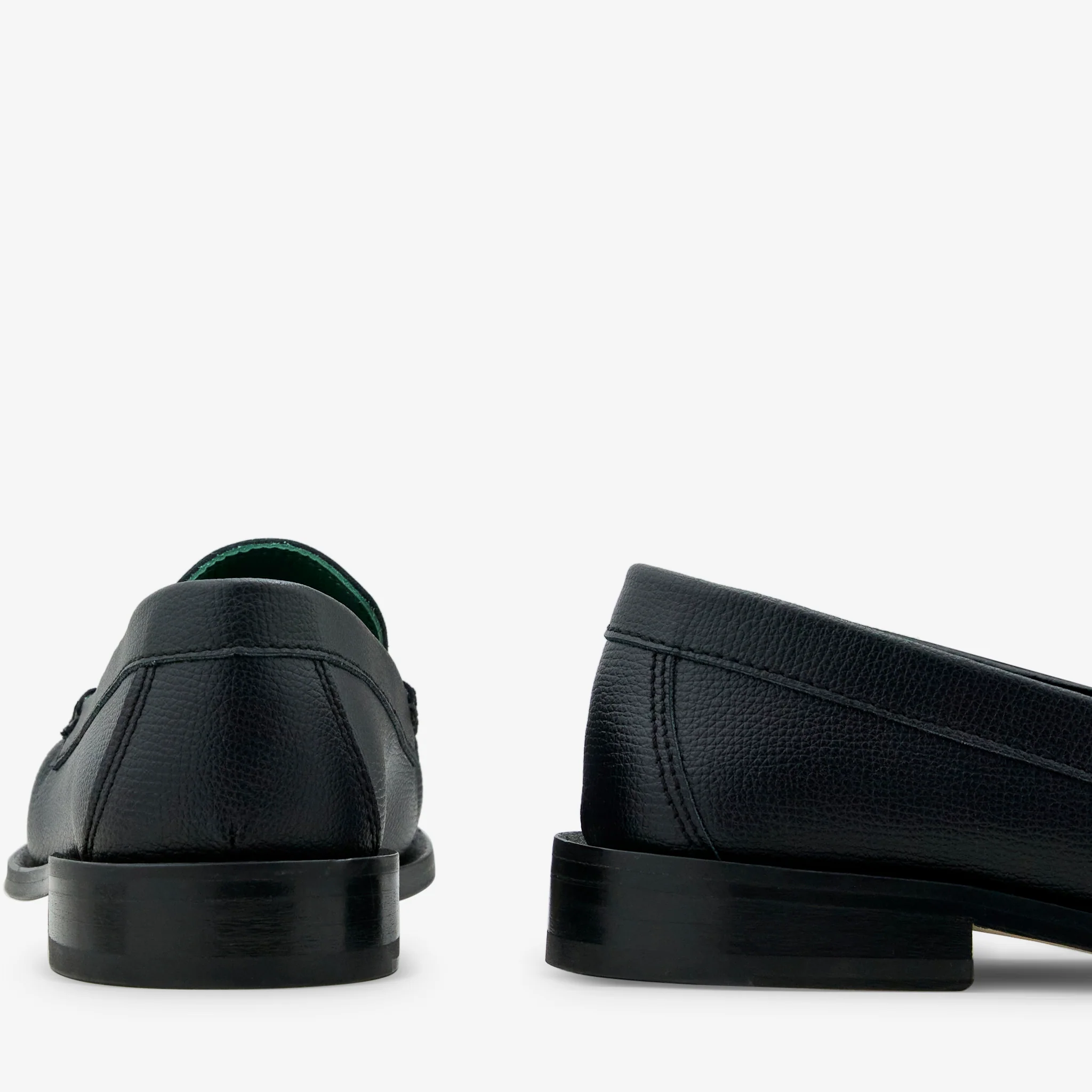 Michel Mocassin Black Grain Leather - Image 3