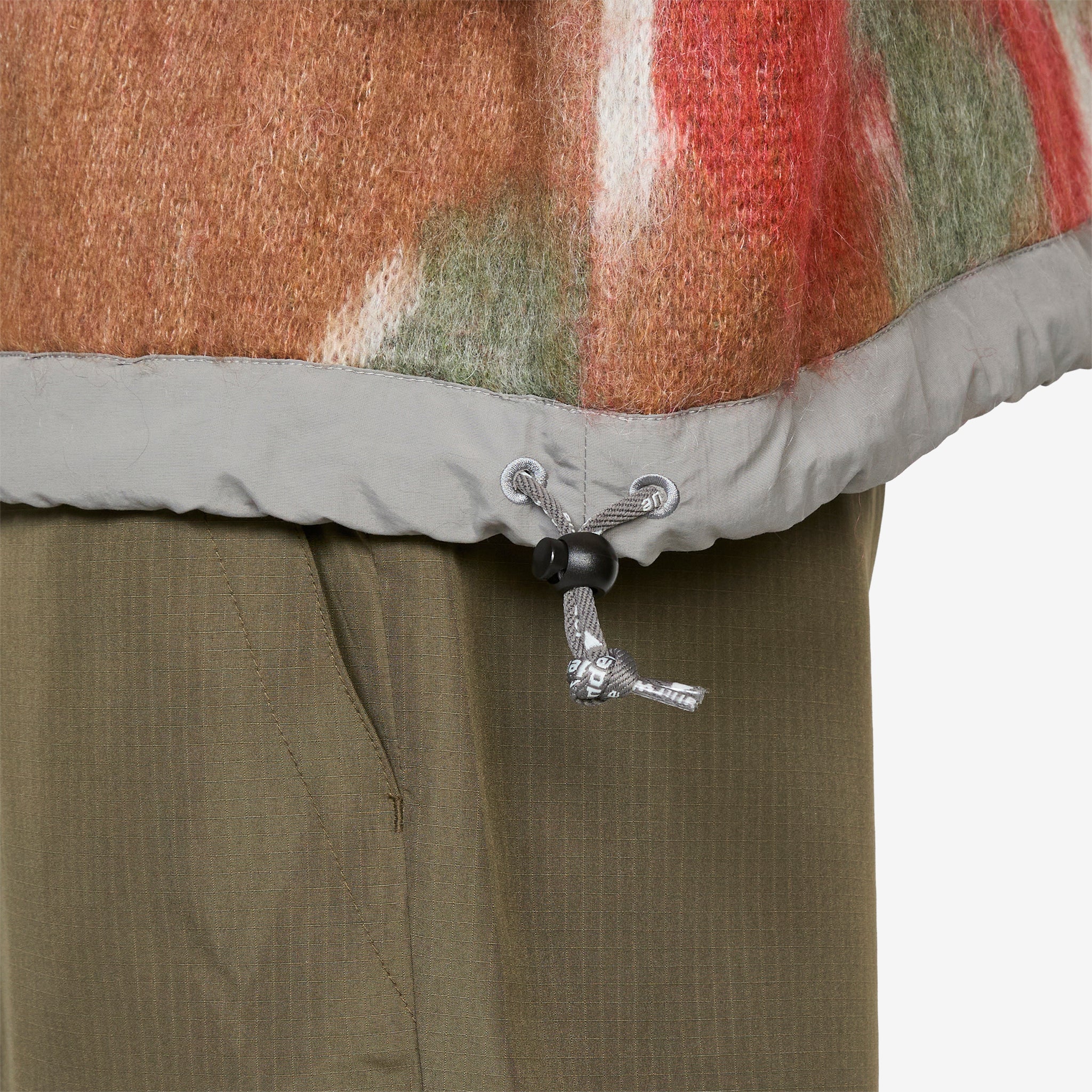 Mix Color Shaggy Knit Sweater Brown Mix - Image 4