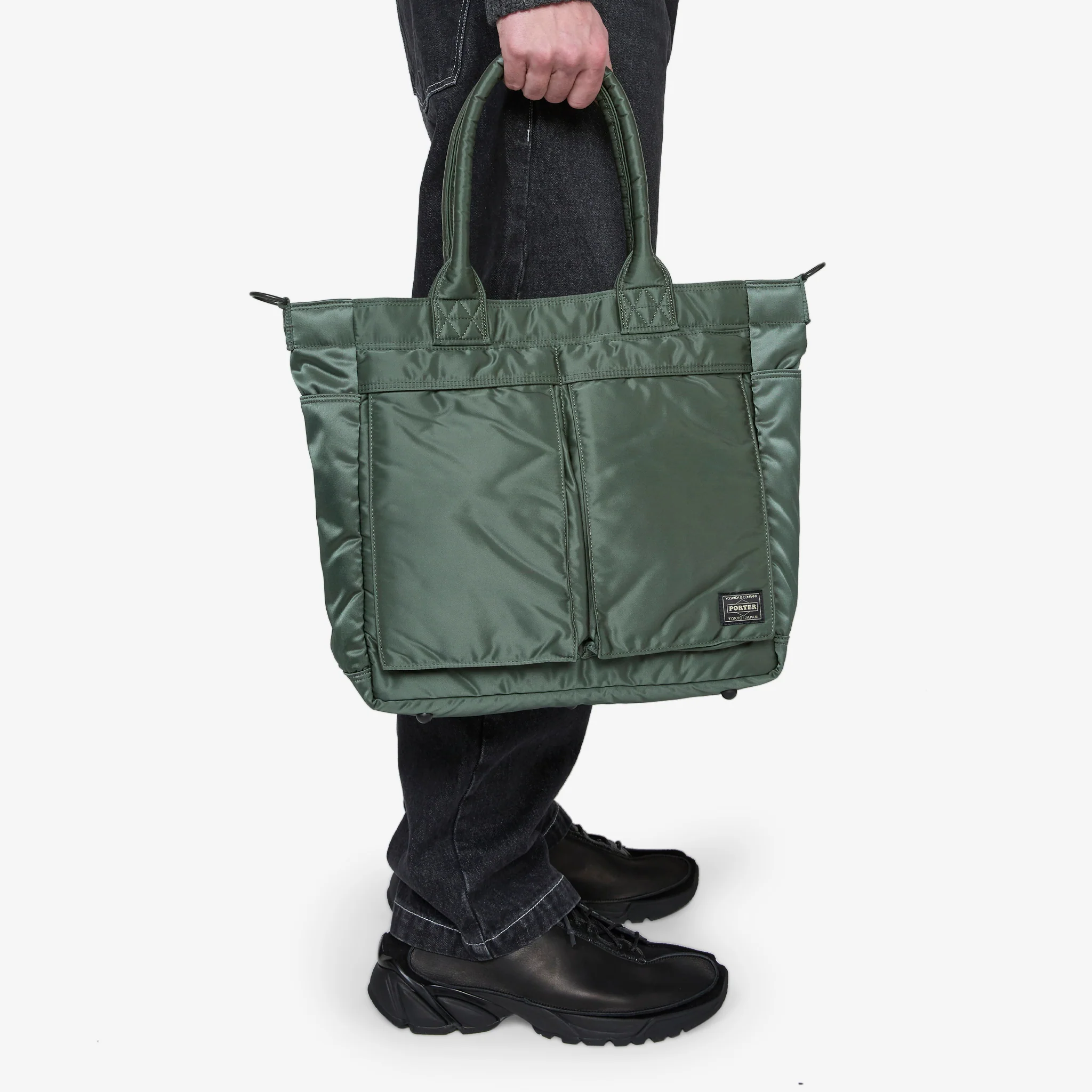 All New Tanker Tote Bag Sage Green (L) - Image 3