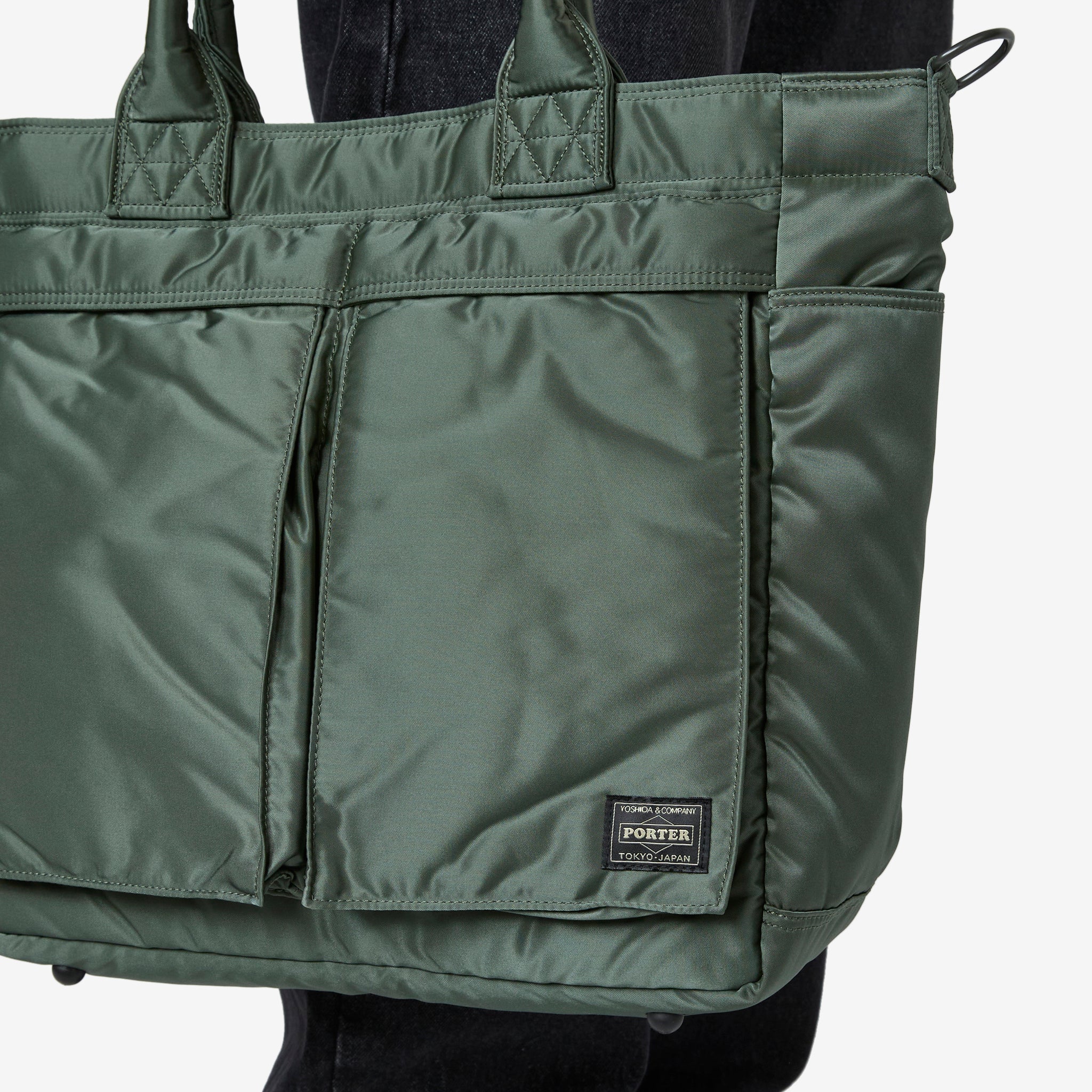 All New Tanker Tote Bag Sage Green (L) - Image 4