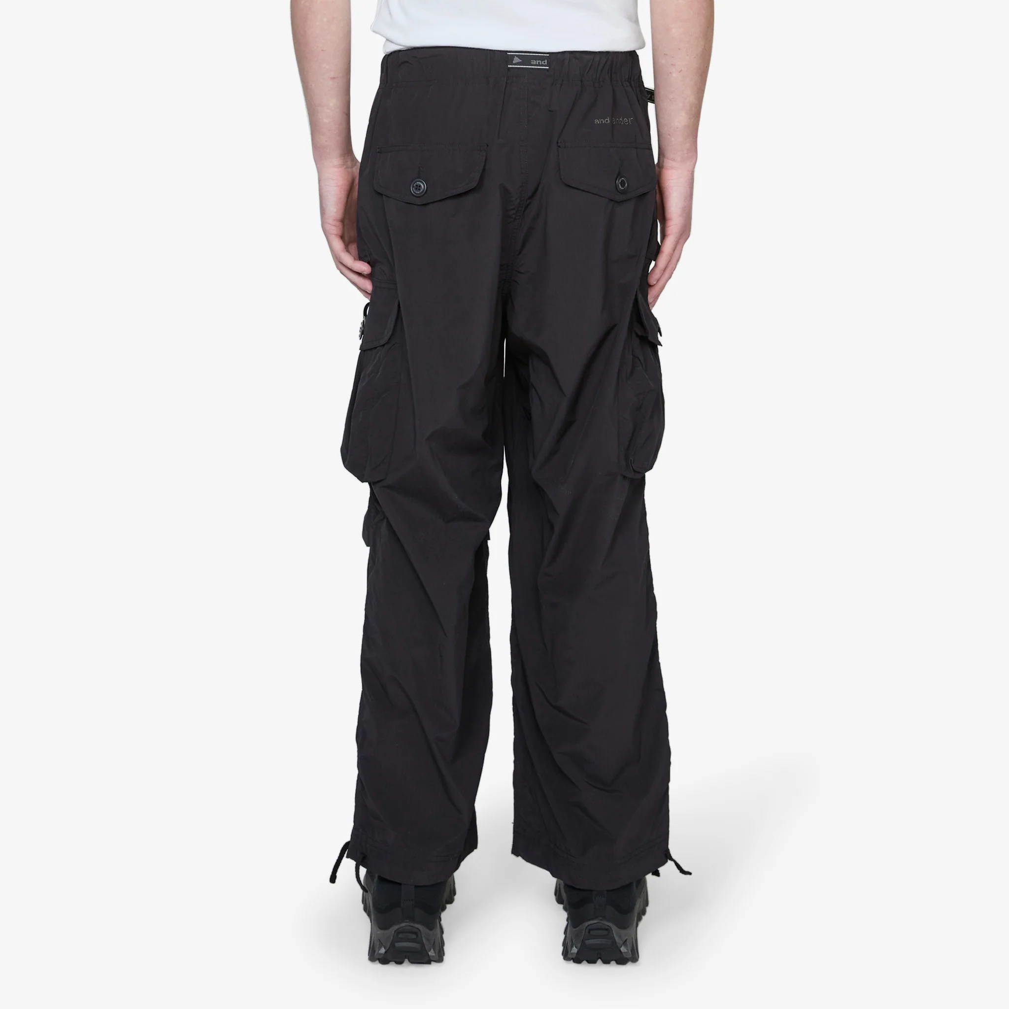 Oversized Cargo Pants Black - Image 3