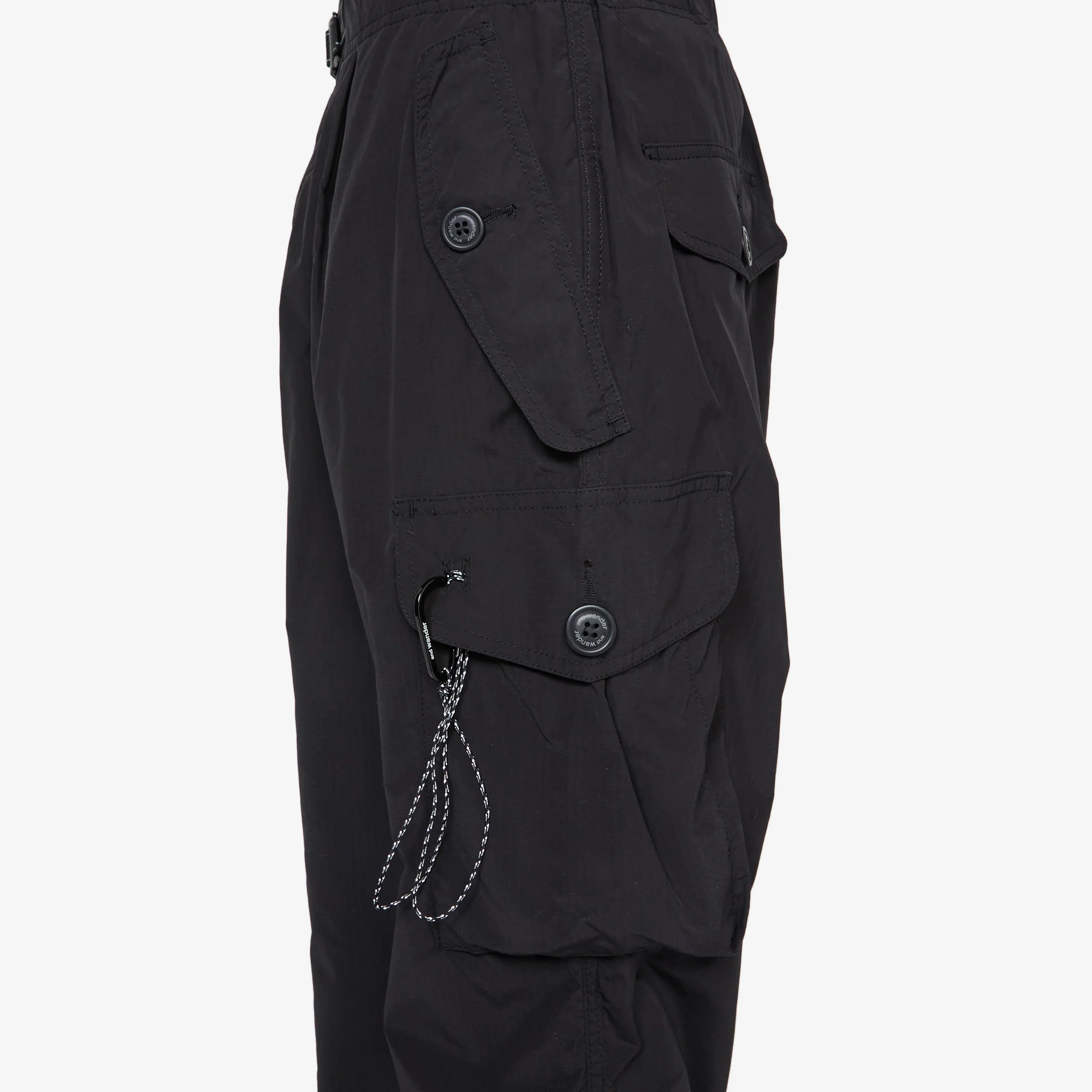 Oversized Cargo Pants Black - Image 5