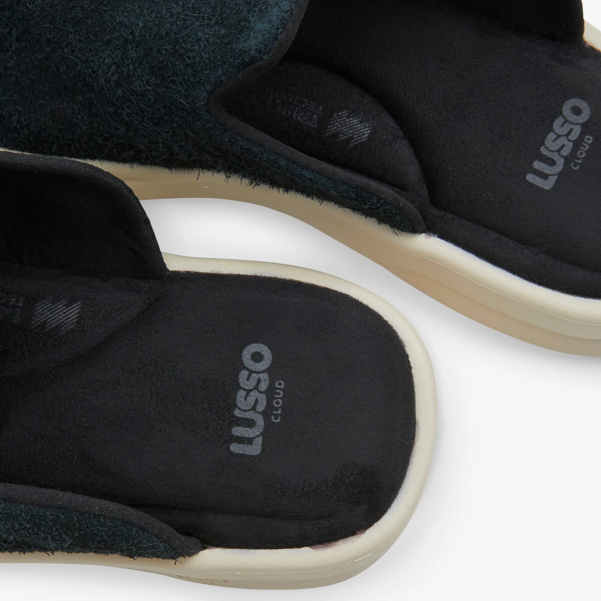 Pelli Hairy Suede Jet Black | Shortbread - Image 4