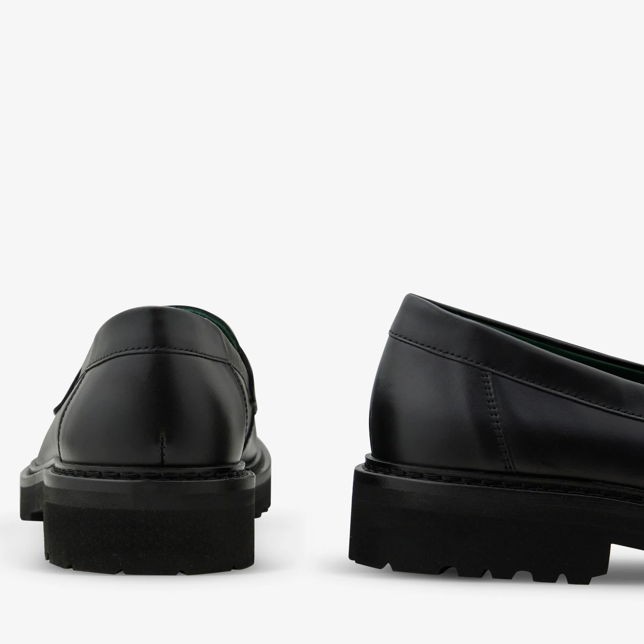 Richee Penny Loafer Black Nappa Leather - Image 3
