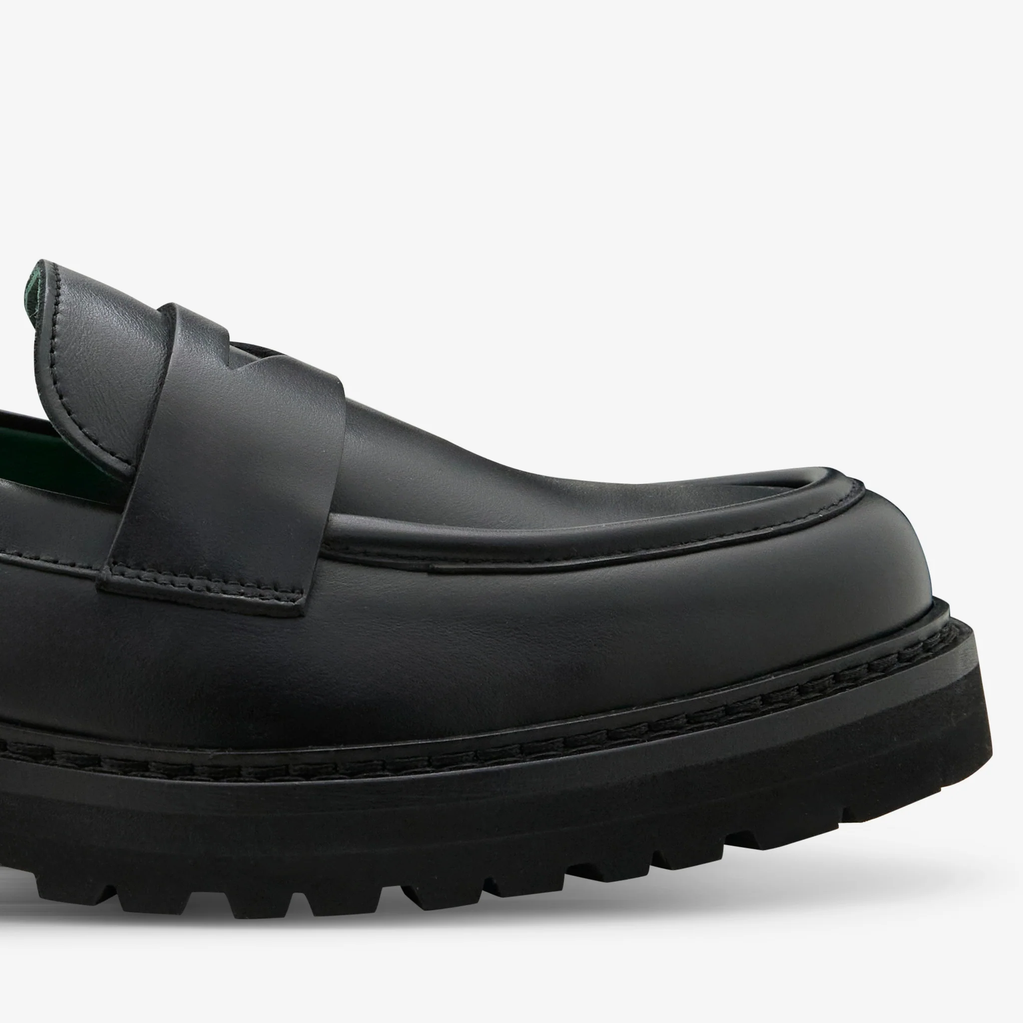 Richee Penny Loafer Black Nappa Leather - Image 5