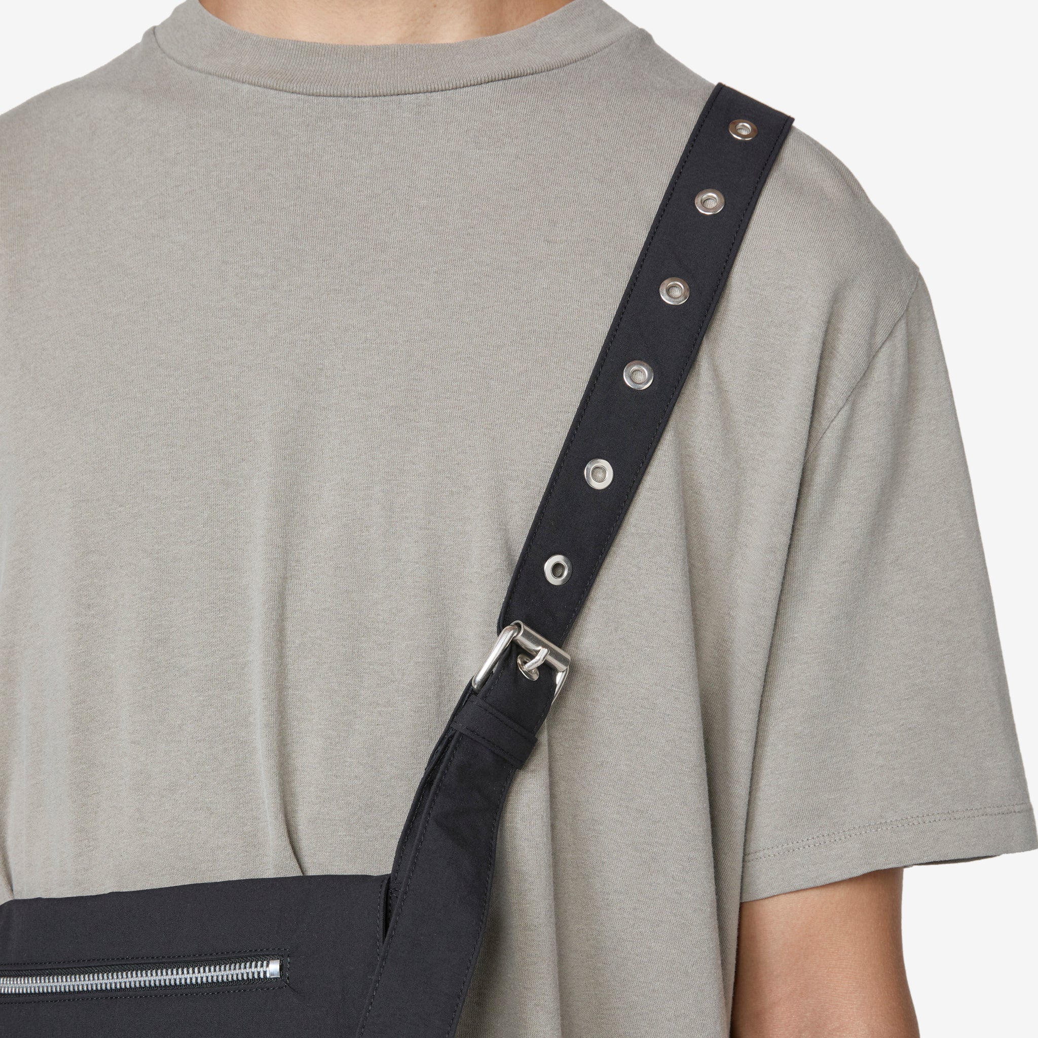 Slim Satchel Static Black Papyrus Poly - Image 4