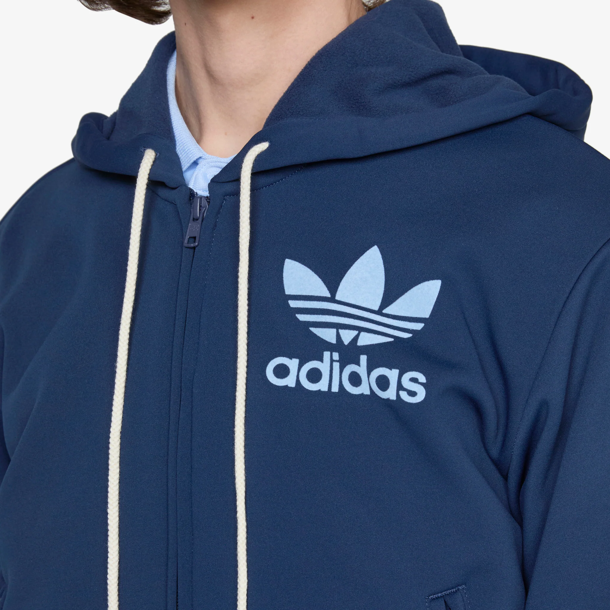 Wales Bonner x Track Hoodie Collegiate Navy - Image 3