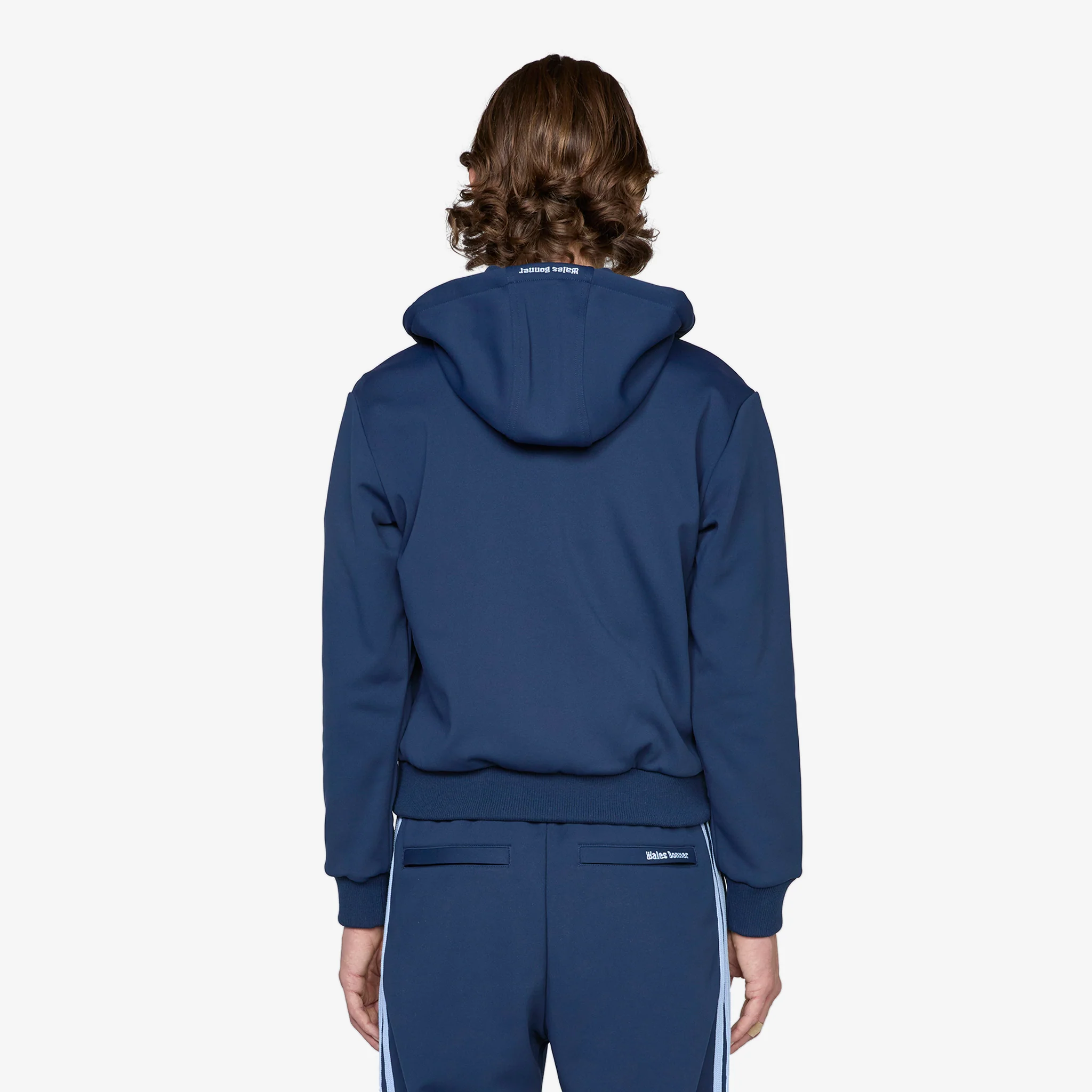Wales Bonner x Track Hoodie Collegiate Navy - Image 5