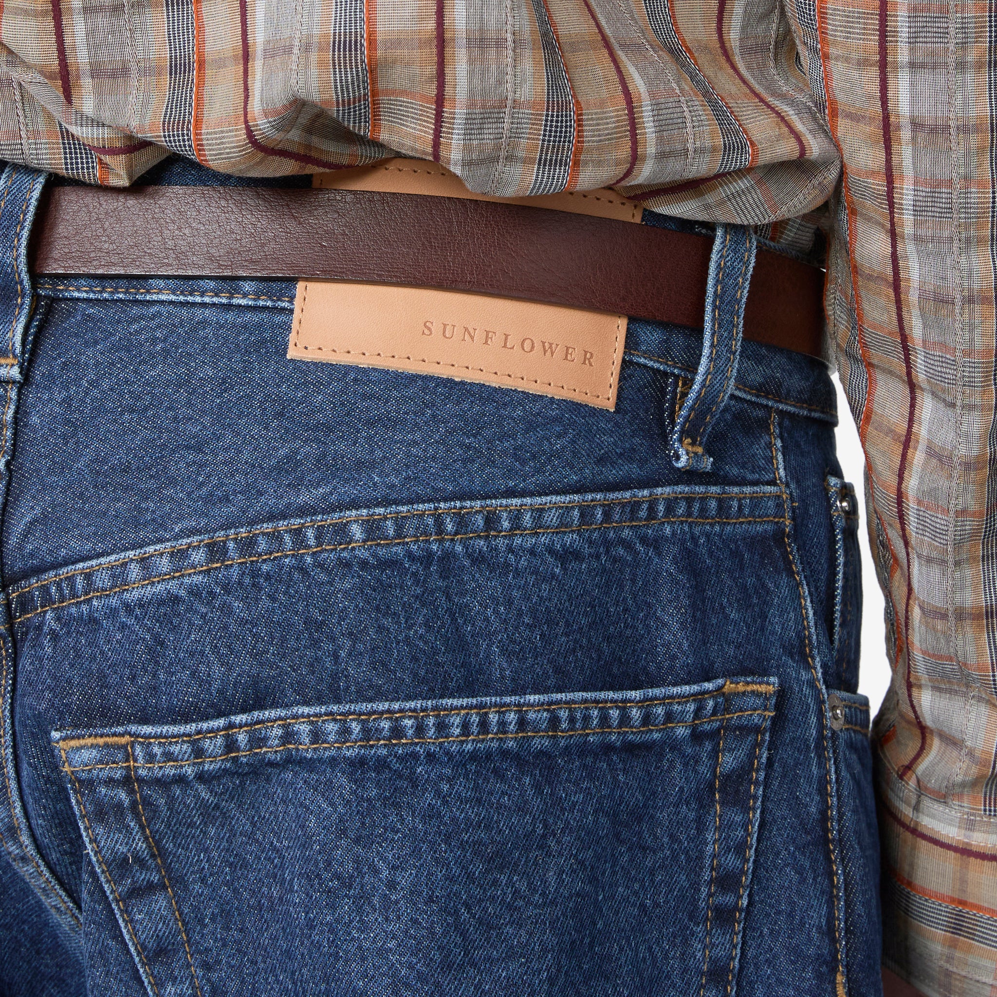 Wide Twist Jeans Rinse Blue - Image 4