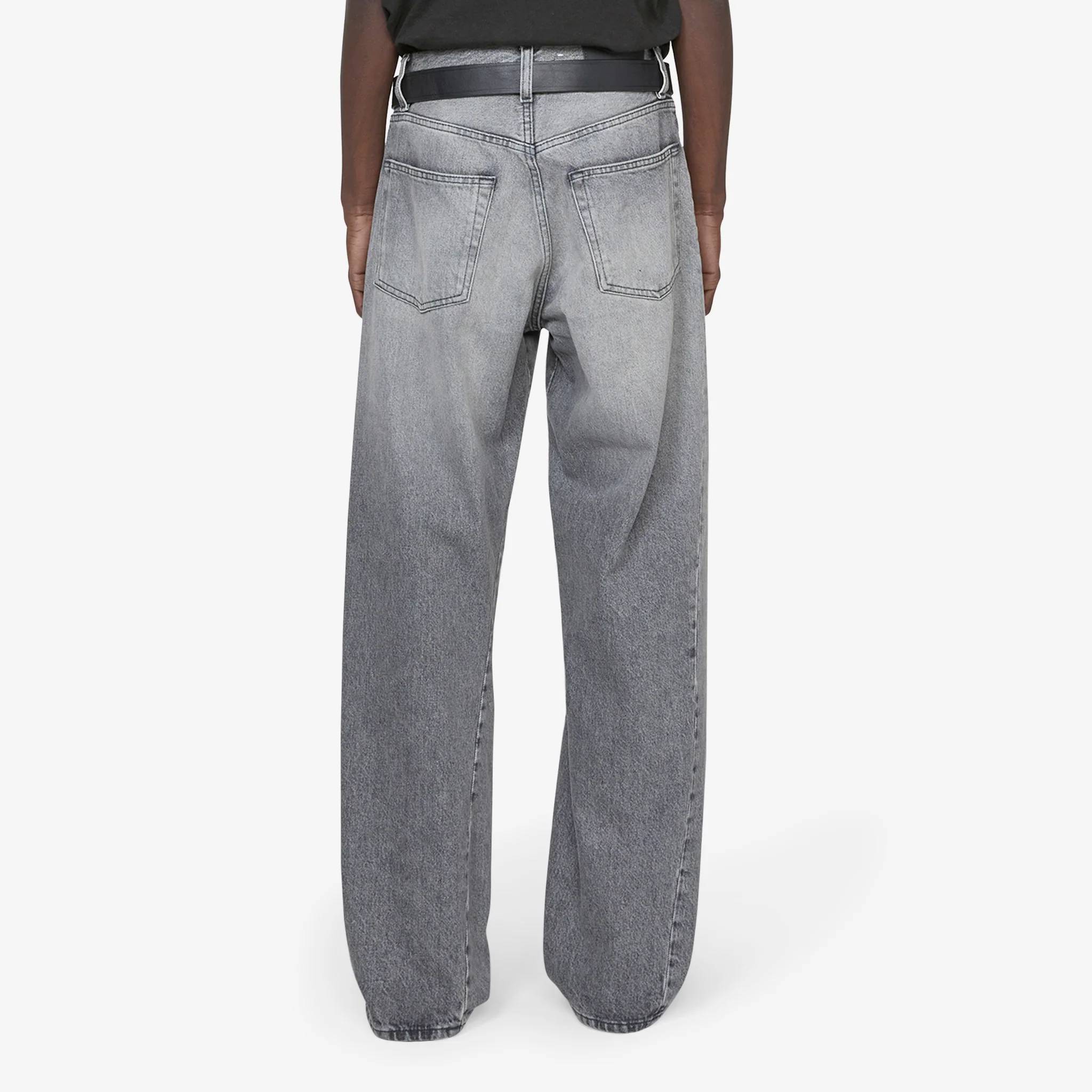 Wide Twist Work Jeans Black Stone - Image 3