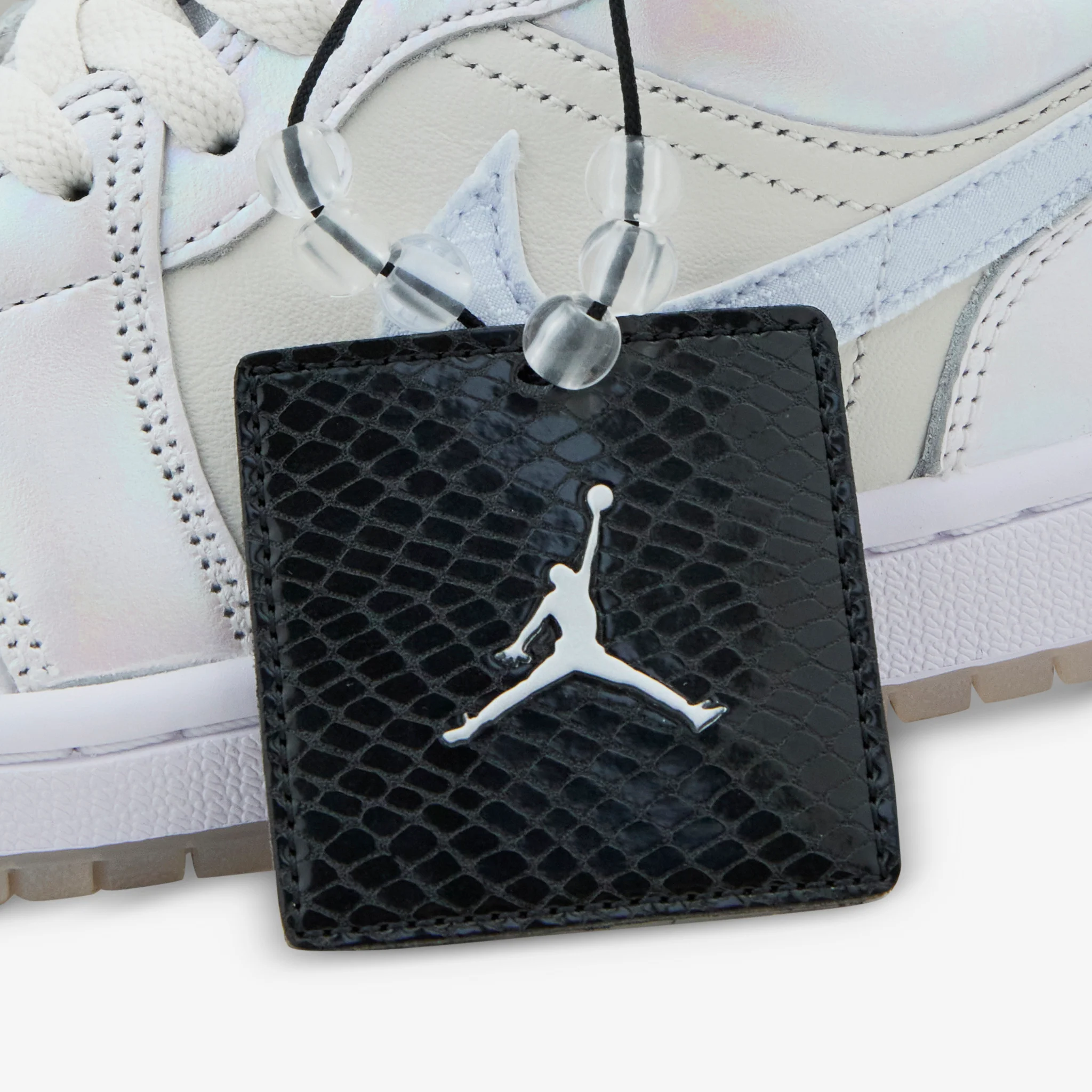 Women's Air Jordan 1 Low SE 'Year of the Snake' Phantom | Football Grey | White | Black - Image 4
