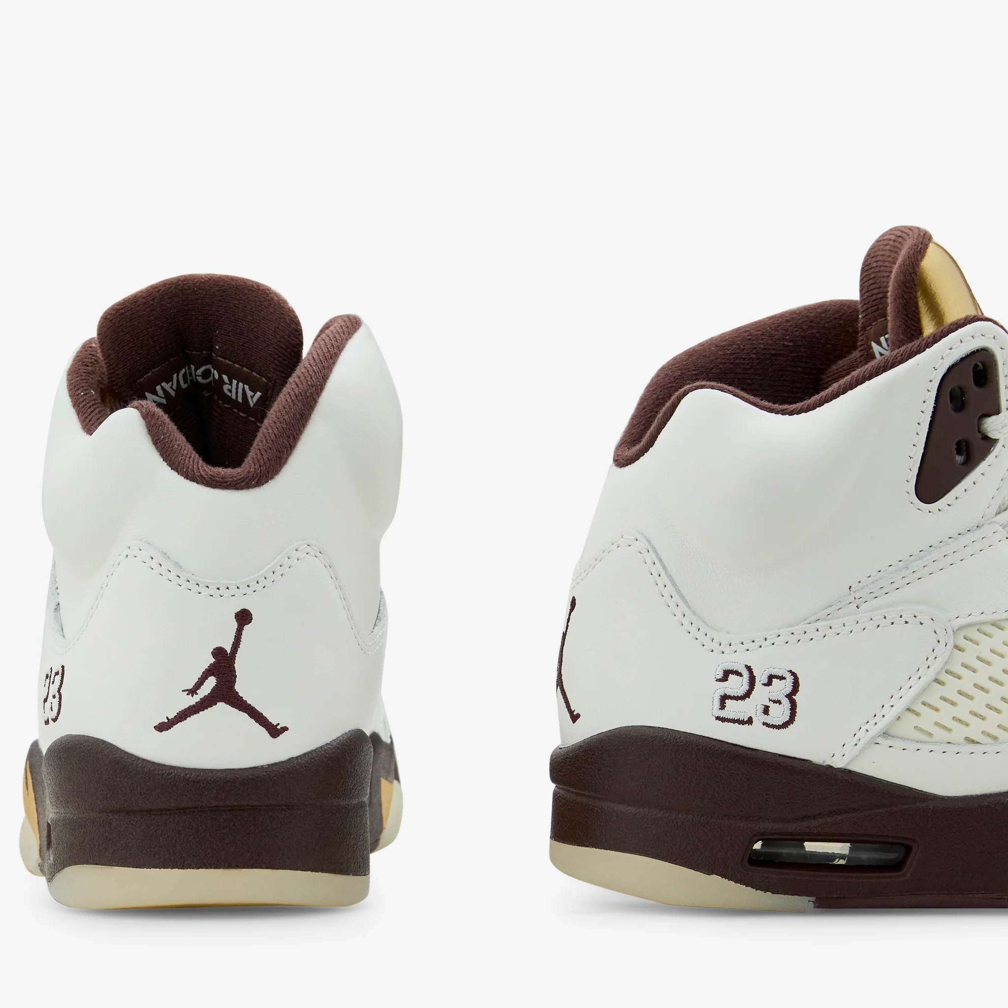 Women's Air Jordan 5 Retro Earth | Metallic Gold | Sail | Muslin - Image 3
